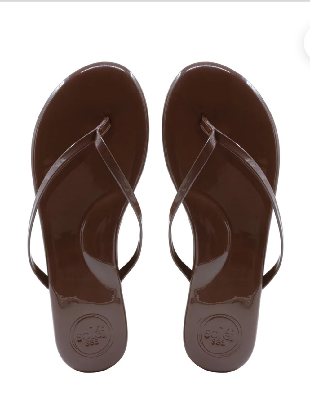 Solei Sea Women's Brown Flip Flops
